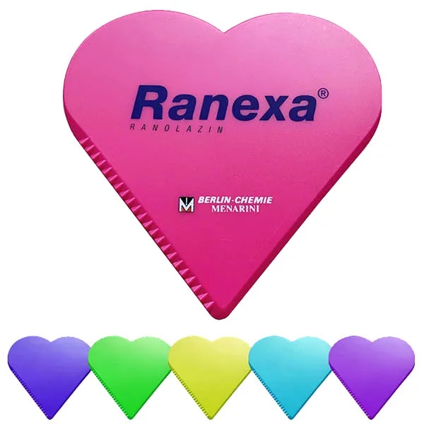 Heart Shaped Plastic Ice Scraper 2