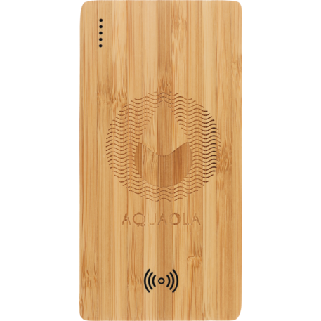 FSC® 100% Bamboo 5000 mAh Wireless Power Bank 28