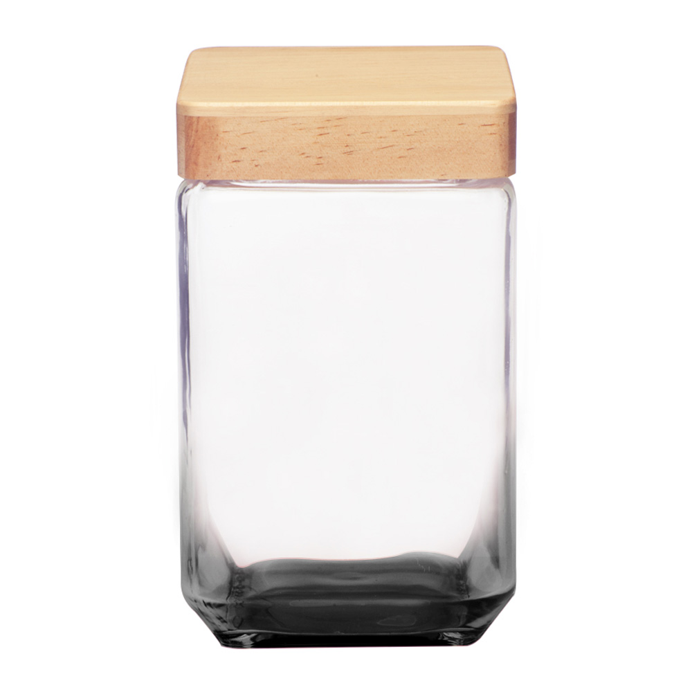 54 oz. Glass Candy Jars with Wooden Lid 2