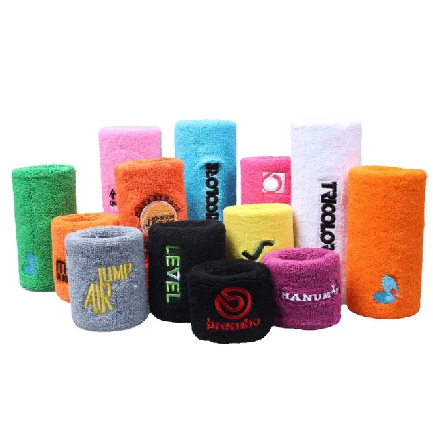 Polyester Elastic Sports Sweat Wristband 6