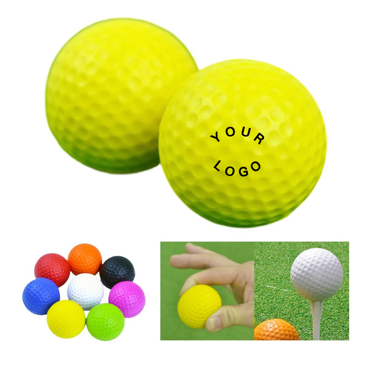 Durable Synthetic Rubber Golf Ball 2