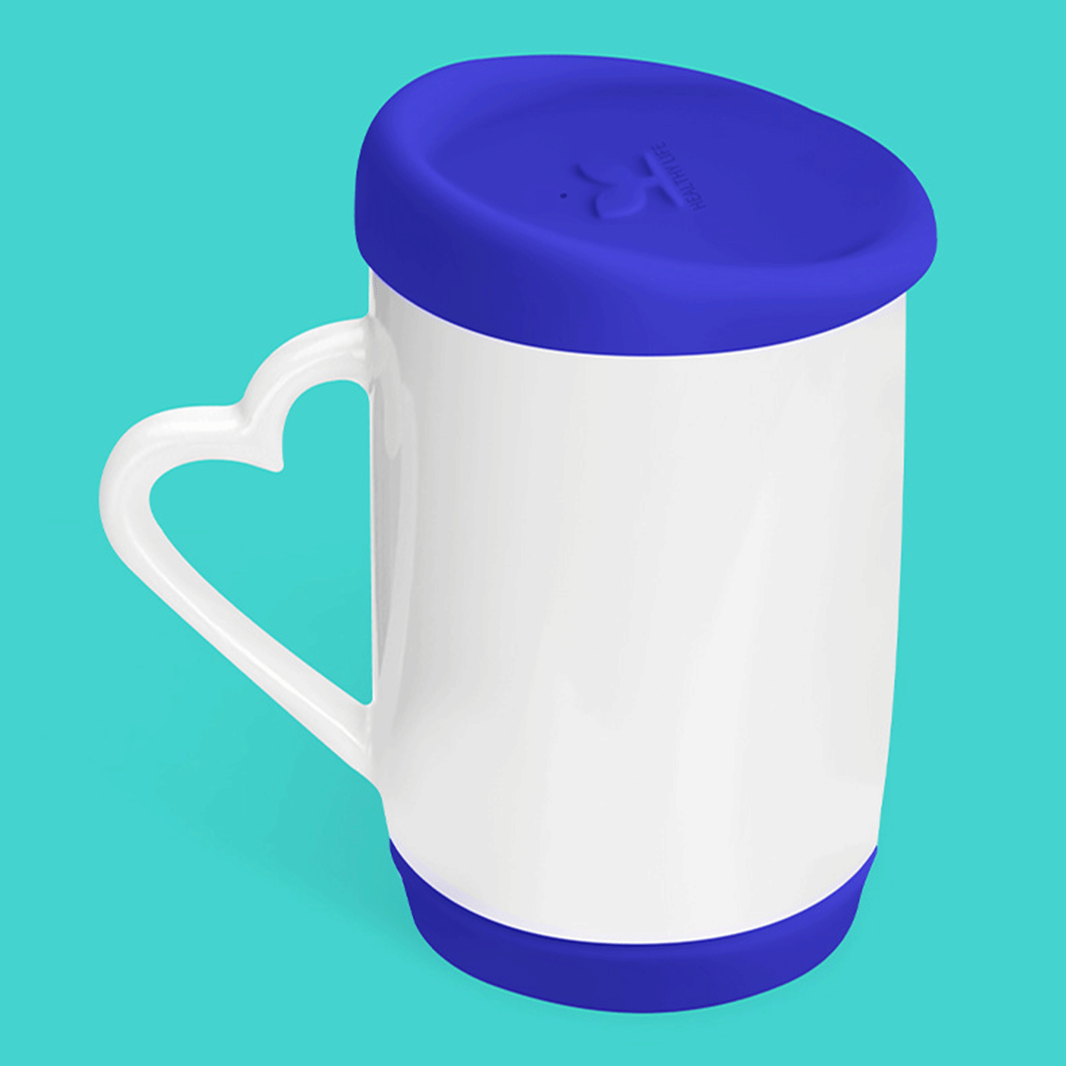 11oz ceramic Blank white mugs w/ silicone cover and bottom 7