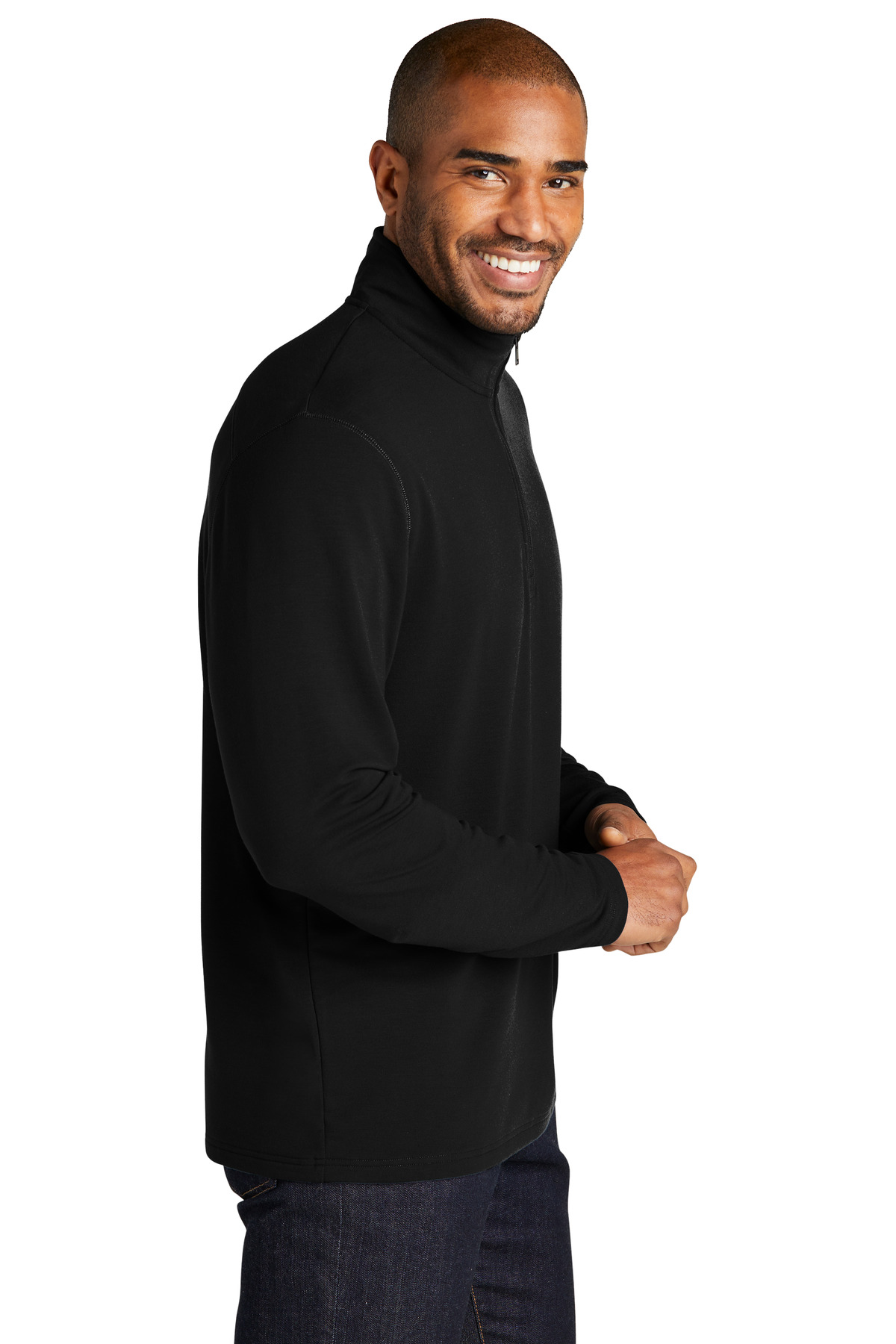 Port Authority Microterry 1/4-Zip Pullover K825, custom hoodie or sweatshirt with logo imprint 12