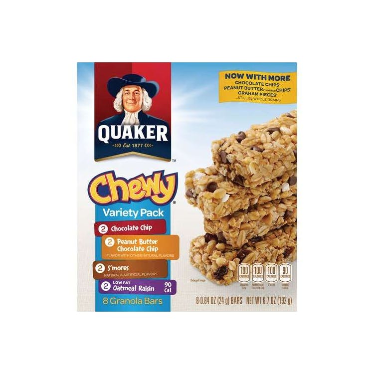Quaker Chewy Granola Bars - Variety 0.84 oz 8 Pack 2