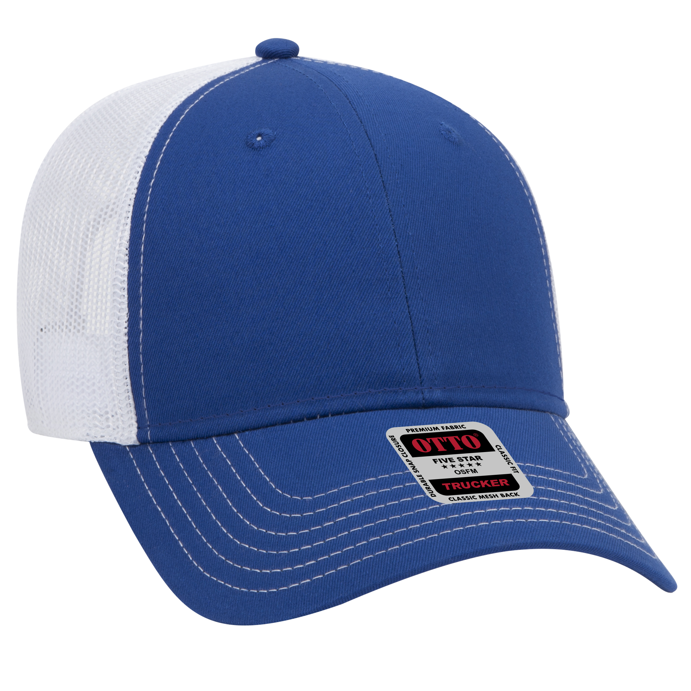 OTTO CAP® 6 Panel Low Profile Mesh Back Trucker Hat 189