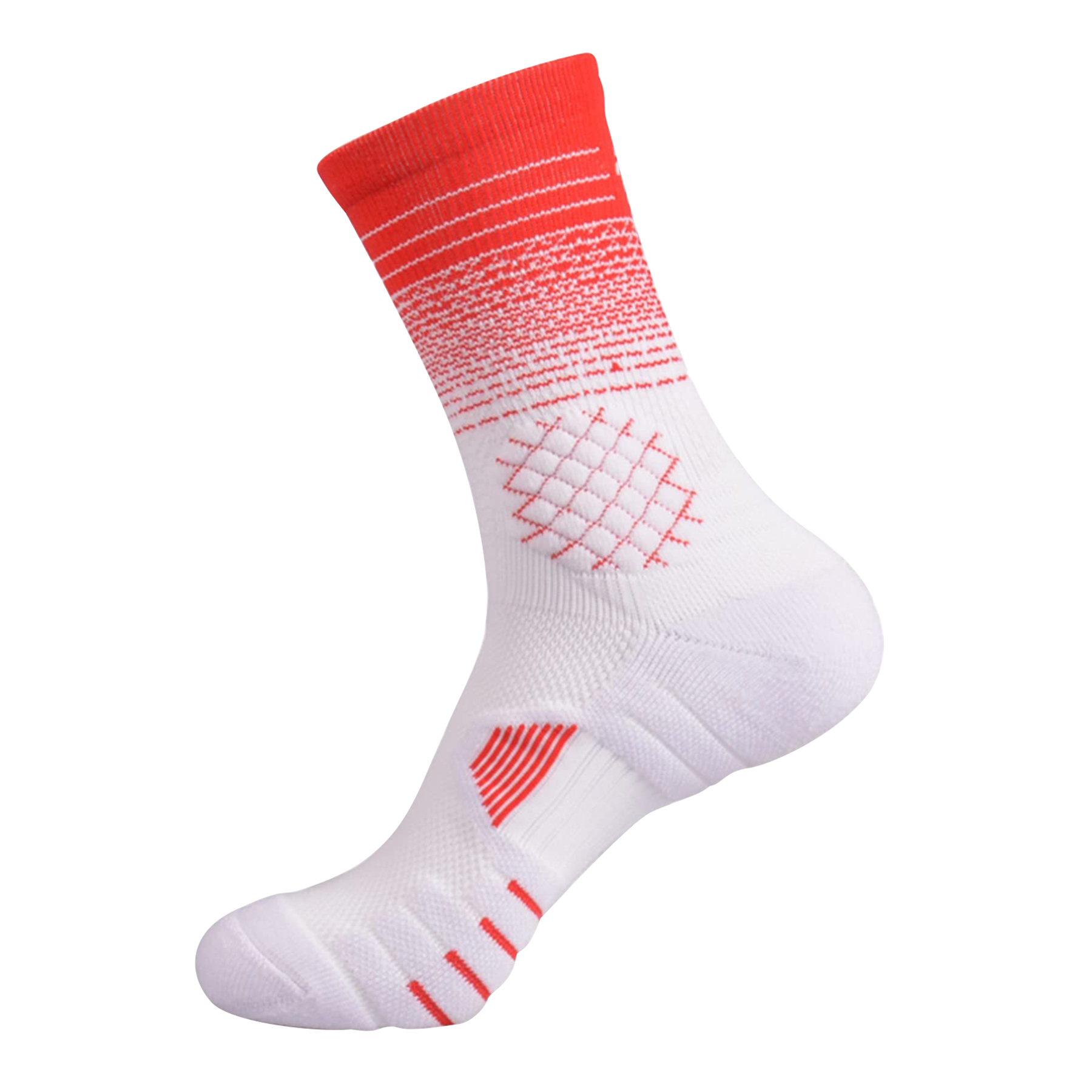 Full-Color Jacquard Mid-Calf Sports Socks 10