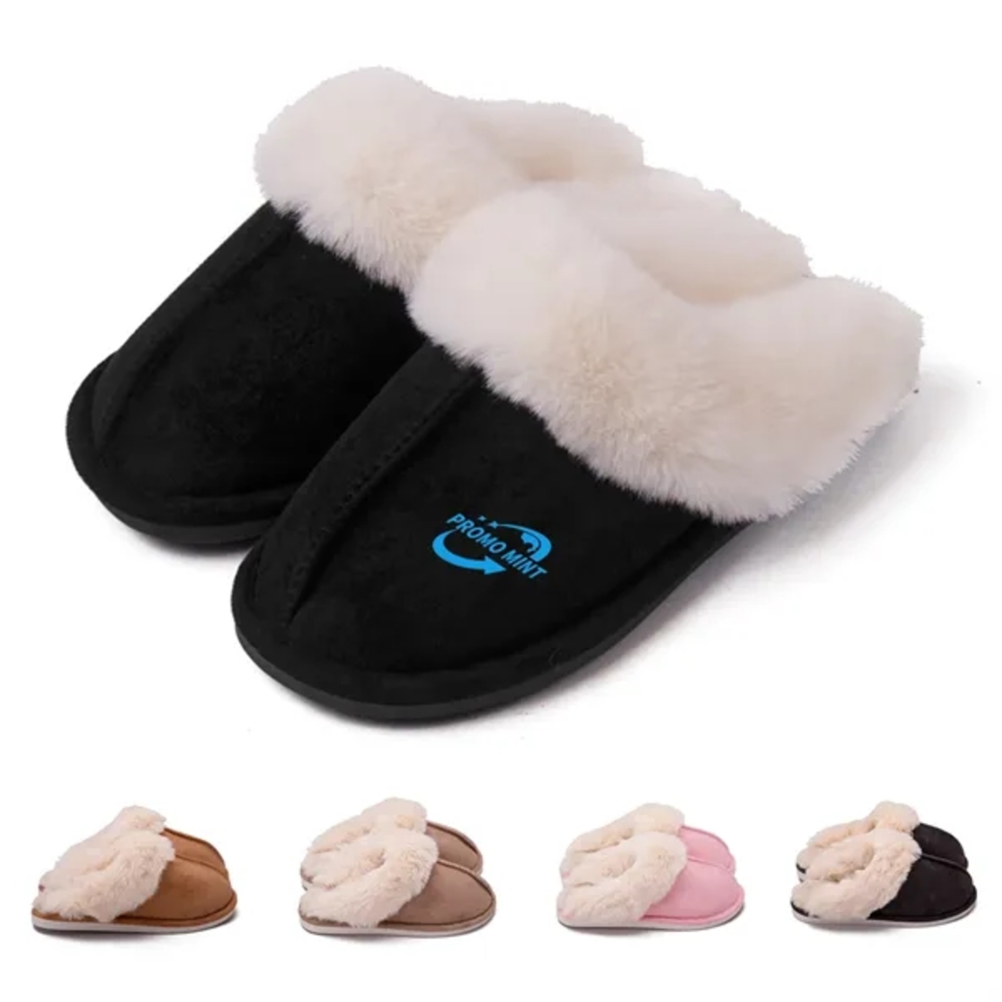 Customizable Plush Indoor Slippers 2