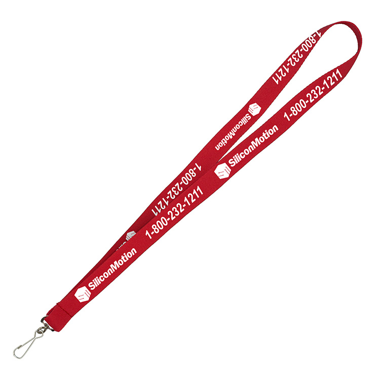 "DEWITT RECYCLED" 3/4" Import Air Ship Recycled RPET Super Fine Detail Woven-In Lanyard 28