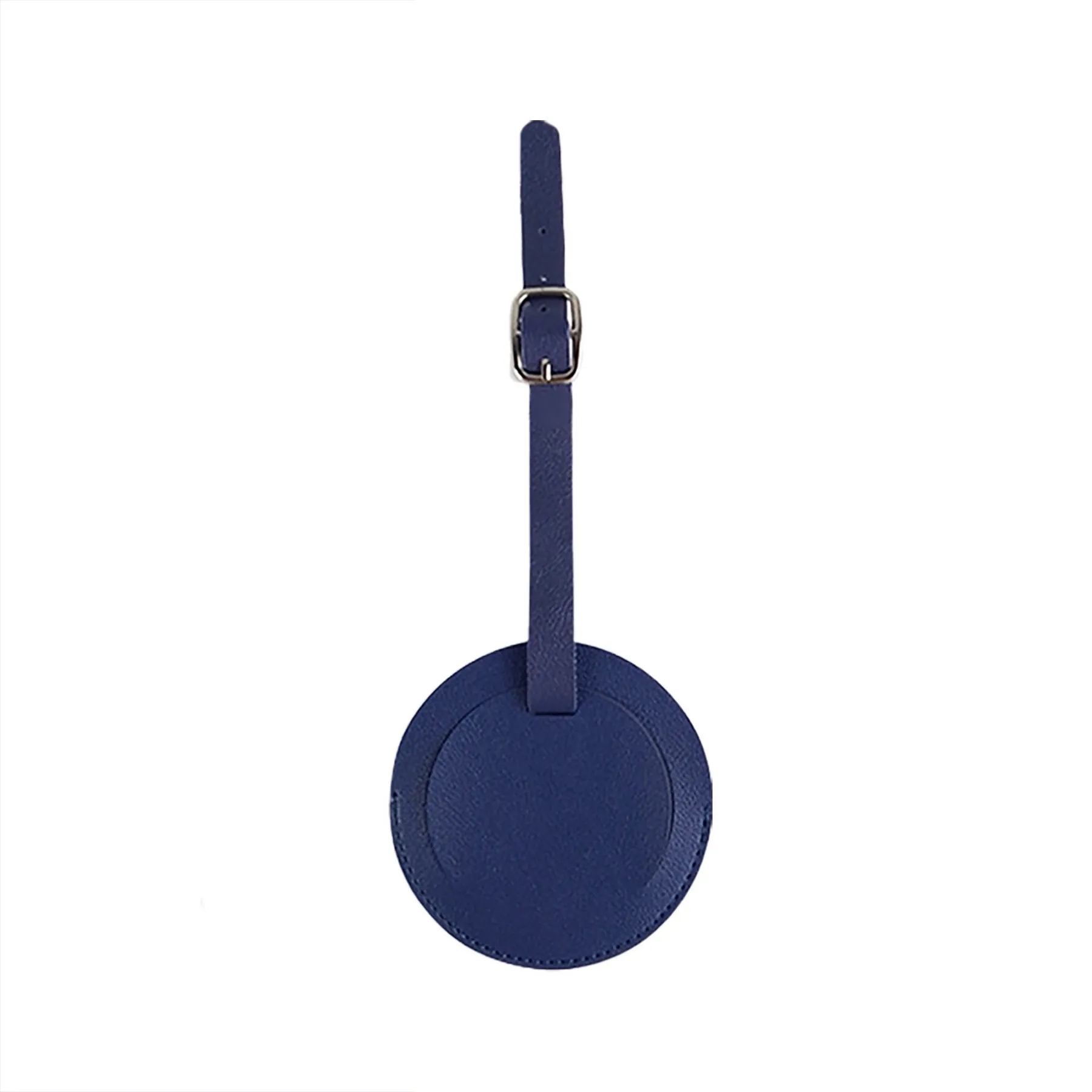 Round PU Leather Luggage Tag 2