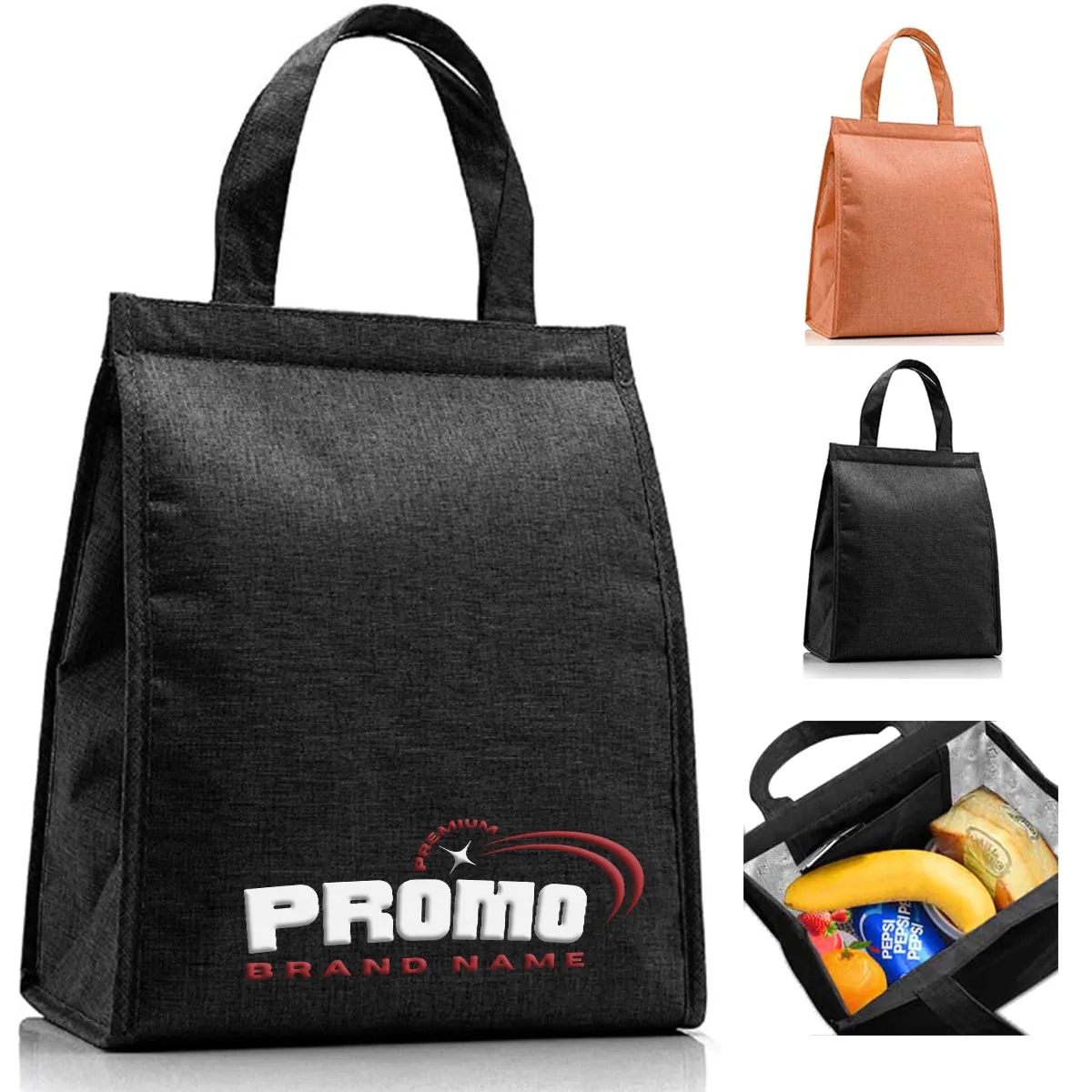 Insulated Lunch Bag Box Container Reusable Leakproof Tote 2
