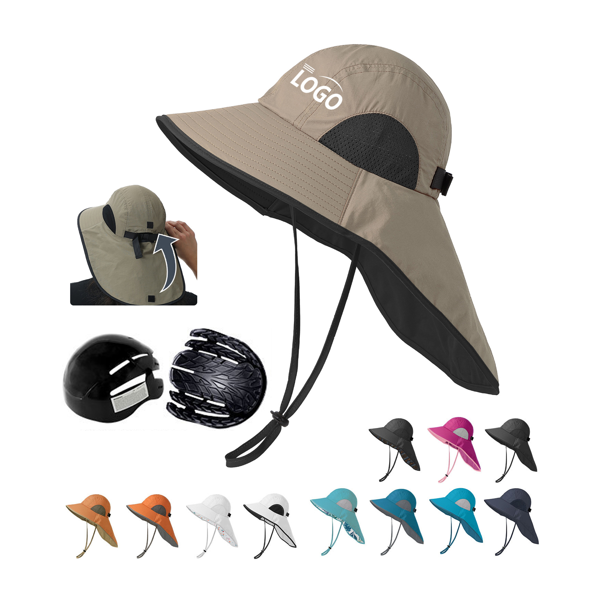 Super Wide Brim Bucket Hat 2