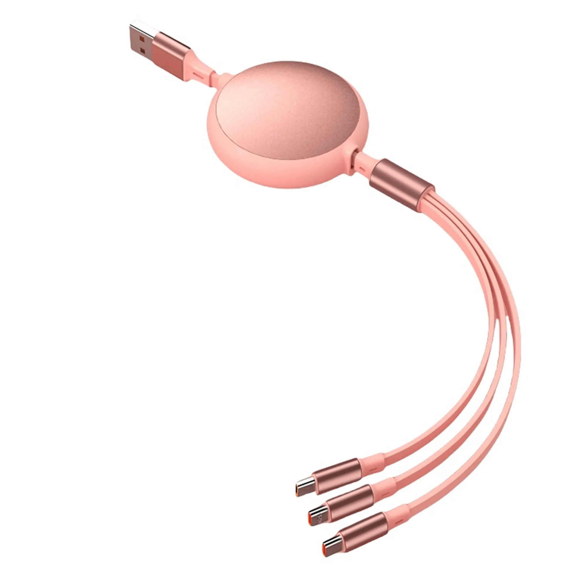 Retractable 100W 3 in 1 Charging Cable 7