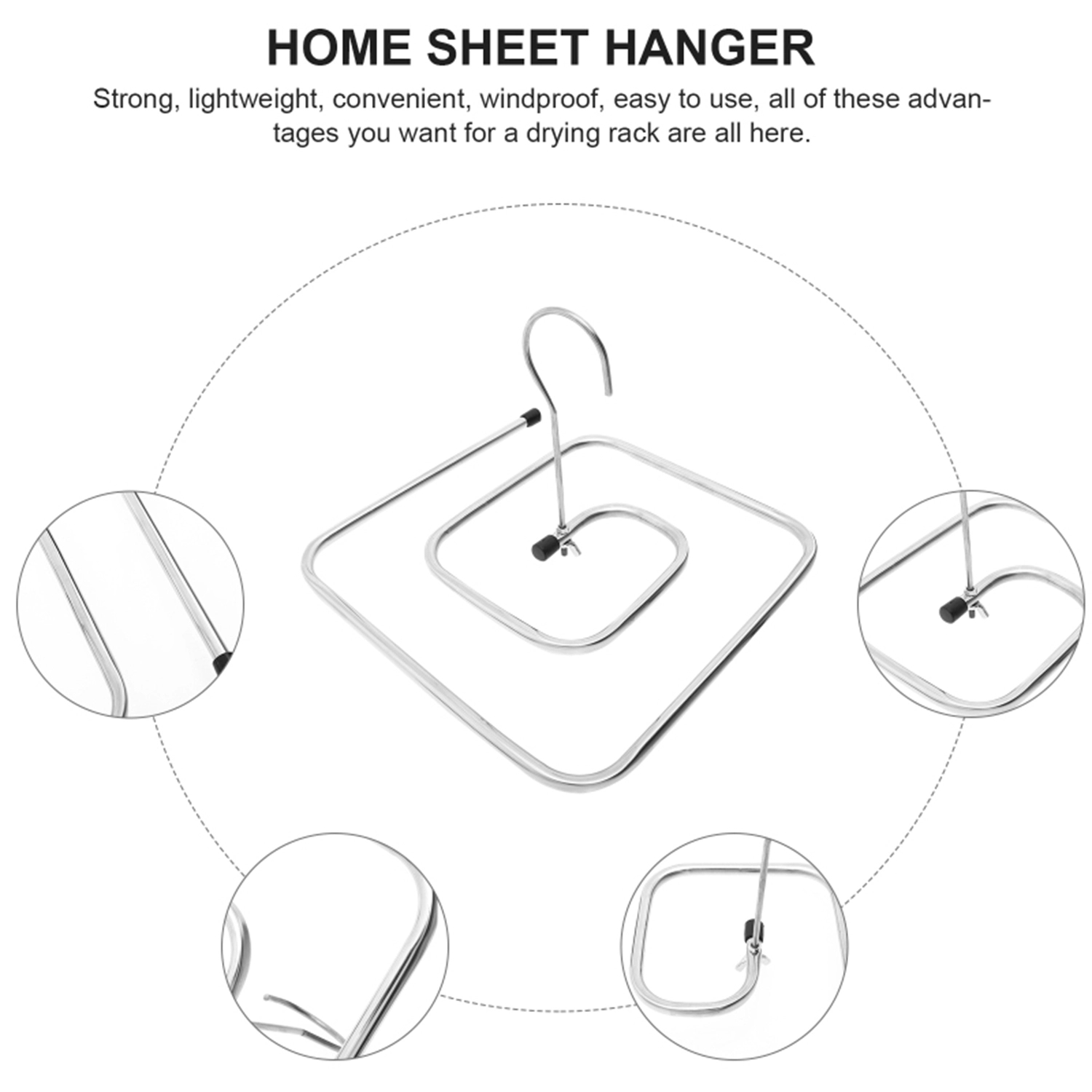 Stainless Steel Quilt Drying Rack 5