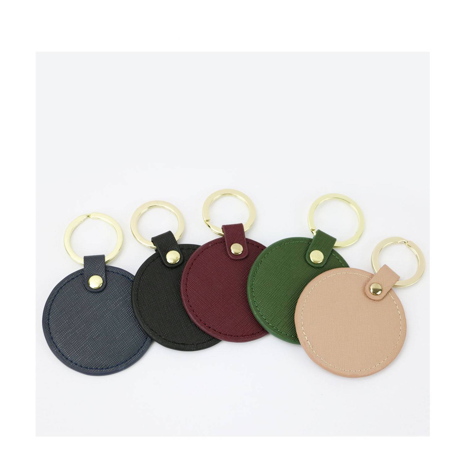 Customizable Genuine Leather keychain 3
