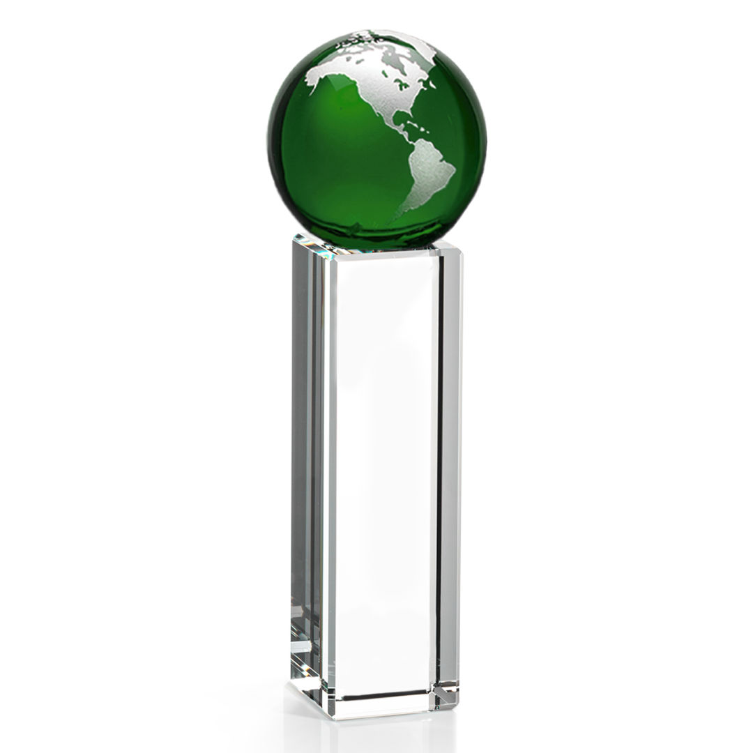 Luz Globe Award - Green/Silver 3