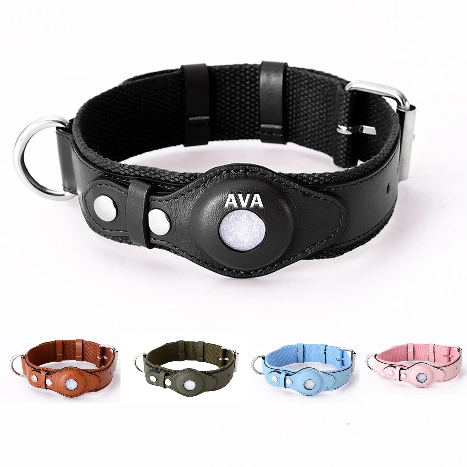 Dog Leather Collar 4