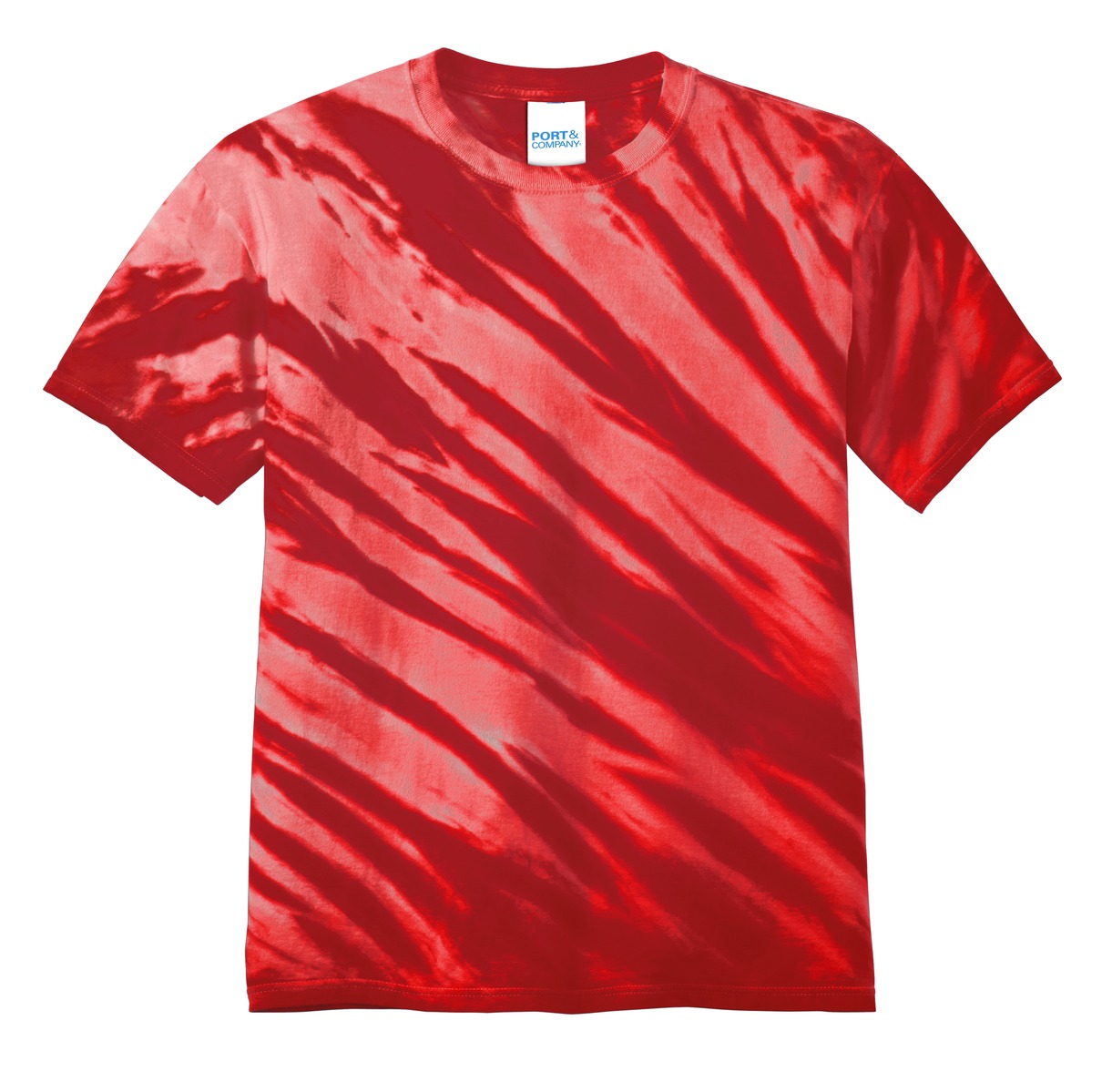 Port & Co Tiger Stripe Tie-Dye Tee. PC148 21