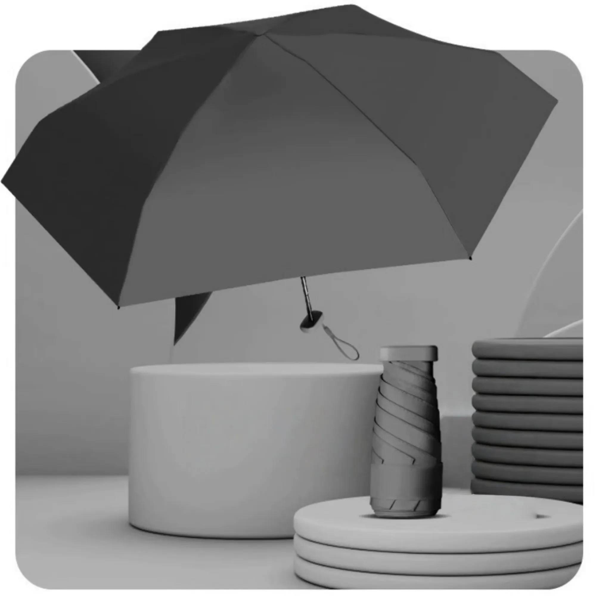 Mini Pocket Umbrella With Case 4