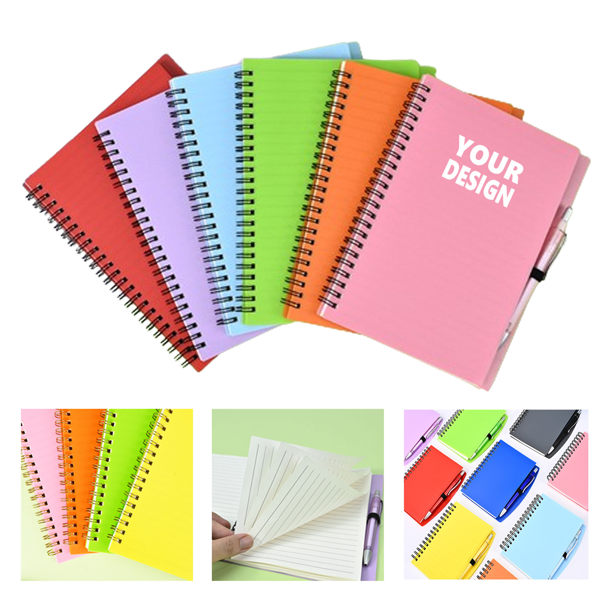 A5 Spiral Notebook With A Pen 2