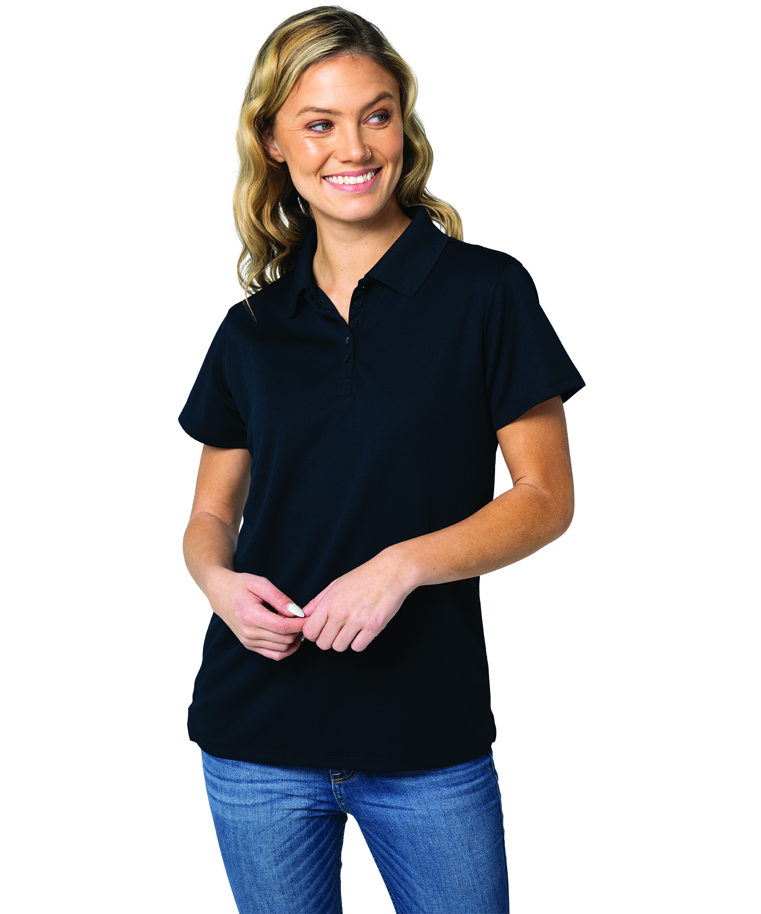 Women's Classic Solid Wicking Polo 57