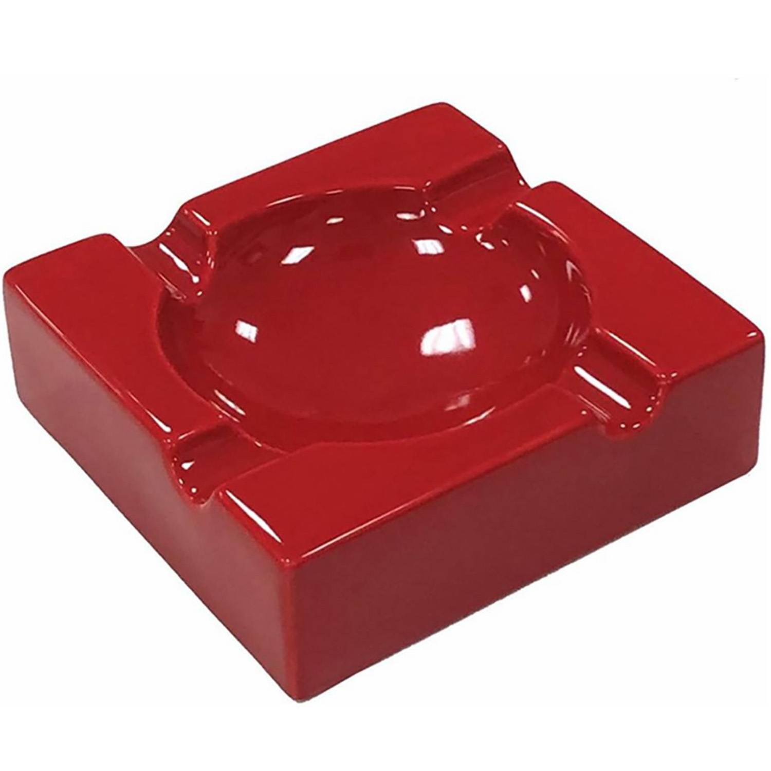 Square Smoking Ceramic Cigar Holder Ashtray 10