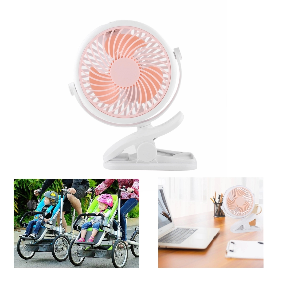 Portable Mini Clip USB Fan 2