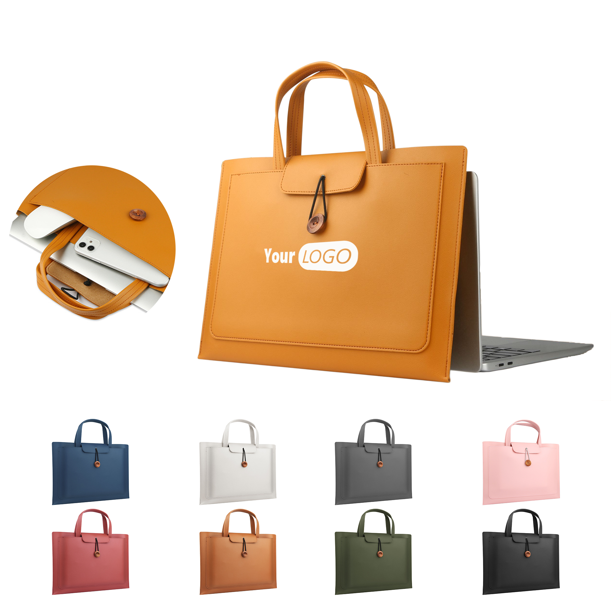 14 Inch PU Laptop Bag 2