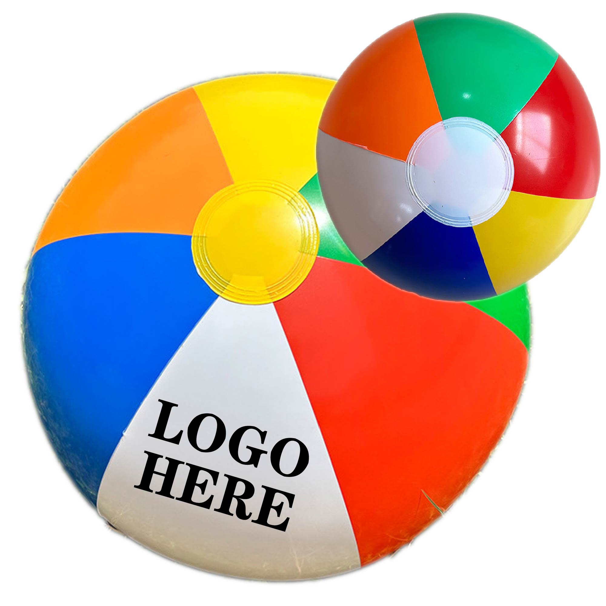 6" Six Color Beach Ball 1