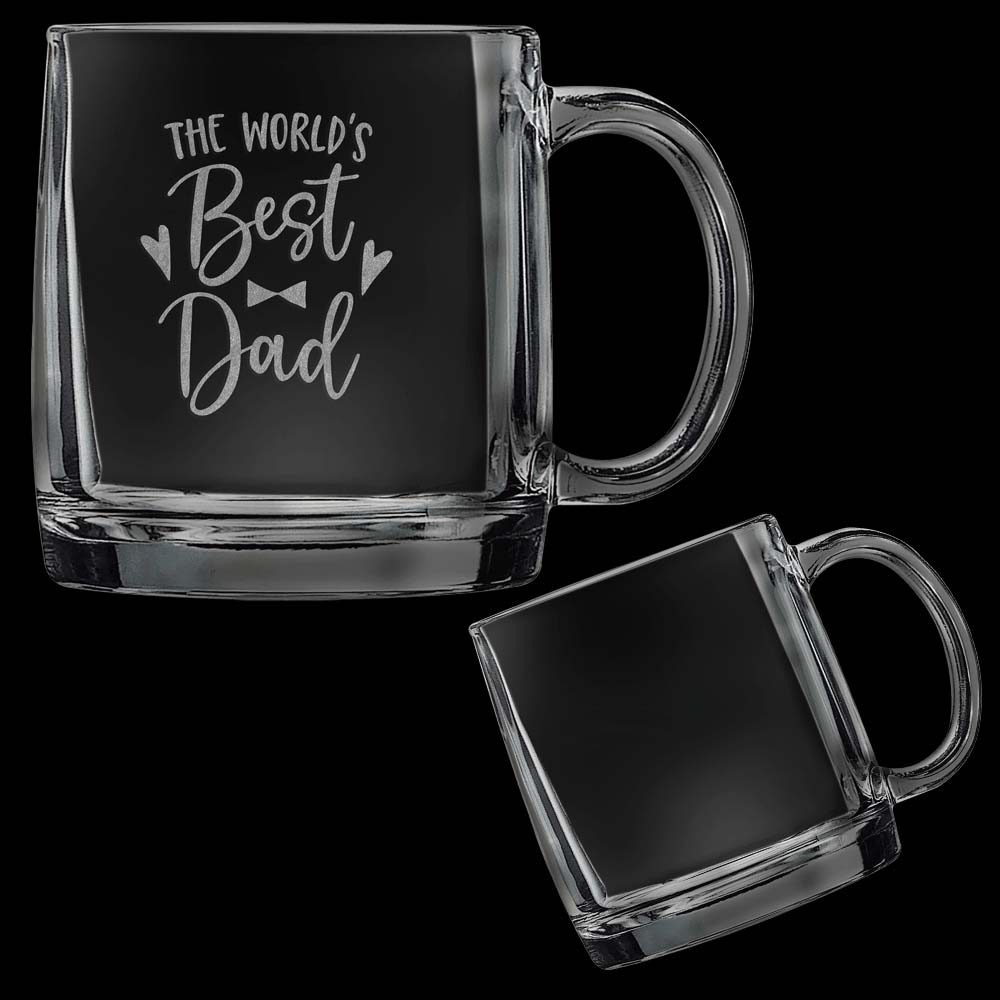 12 1/4 oz. Clear Glass Coffee Mug 1