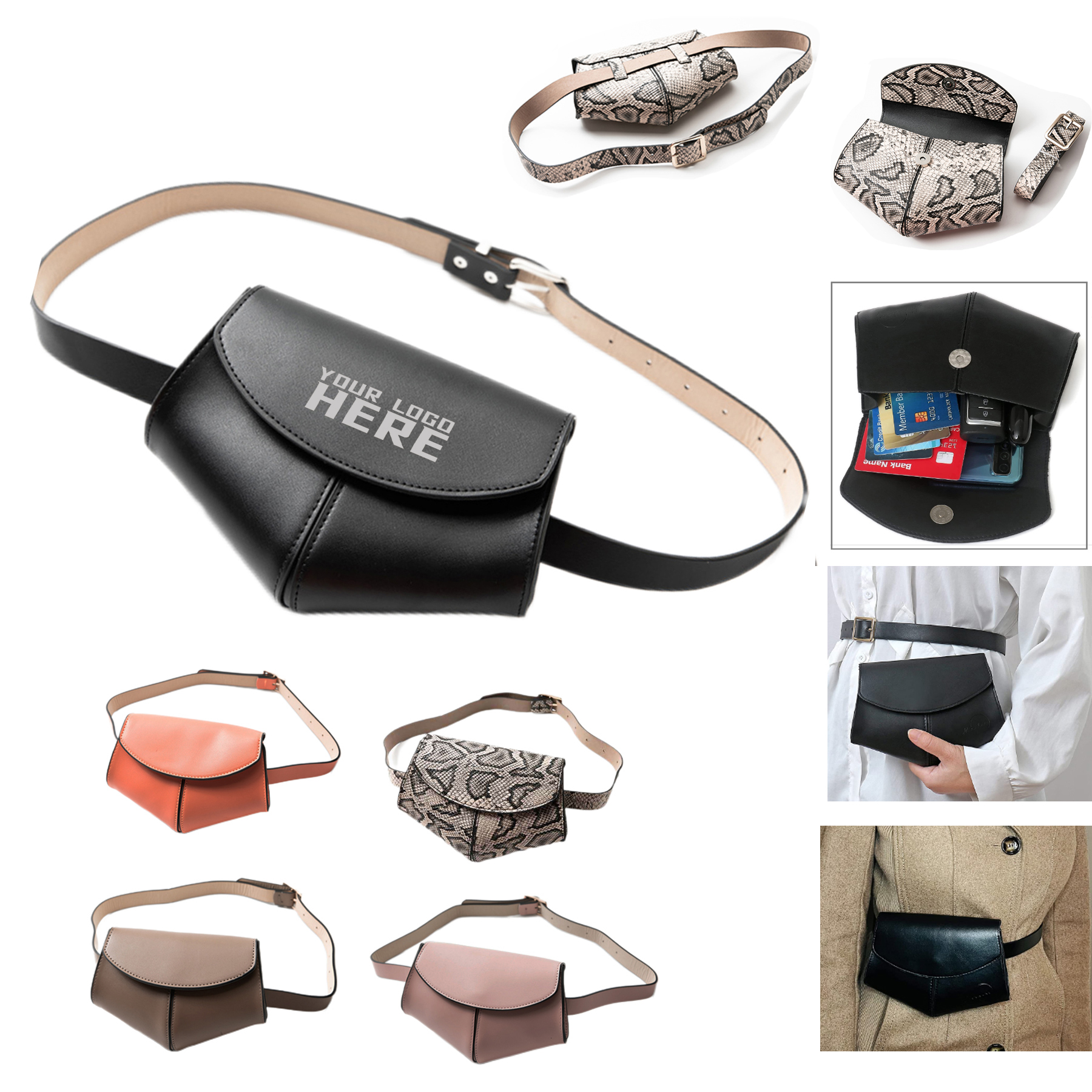 Lady Mini Fanny PU Pack 2