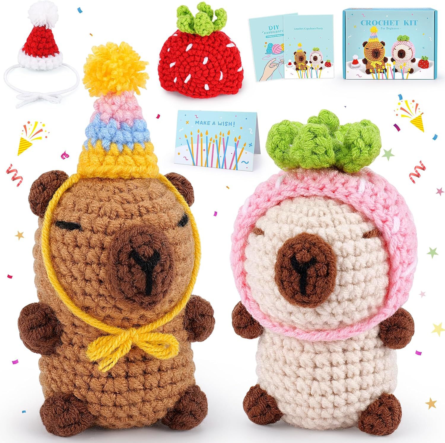 Crochet Kit for Beginners, Crochet Starter Kits 12