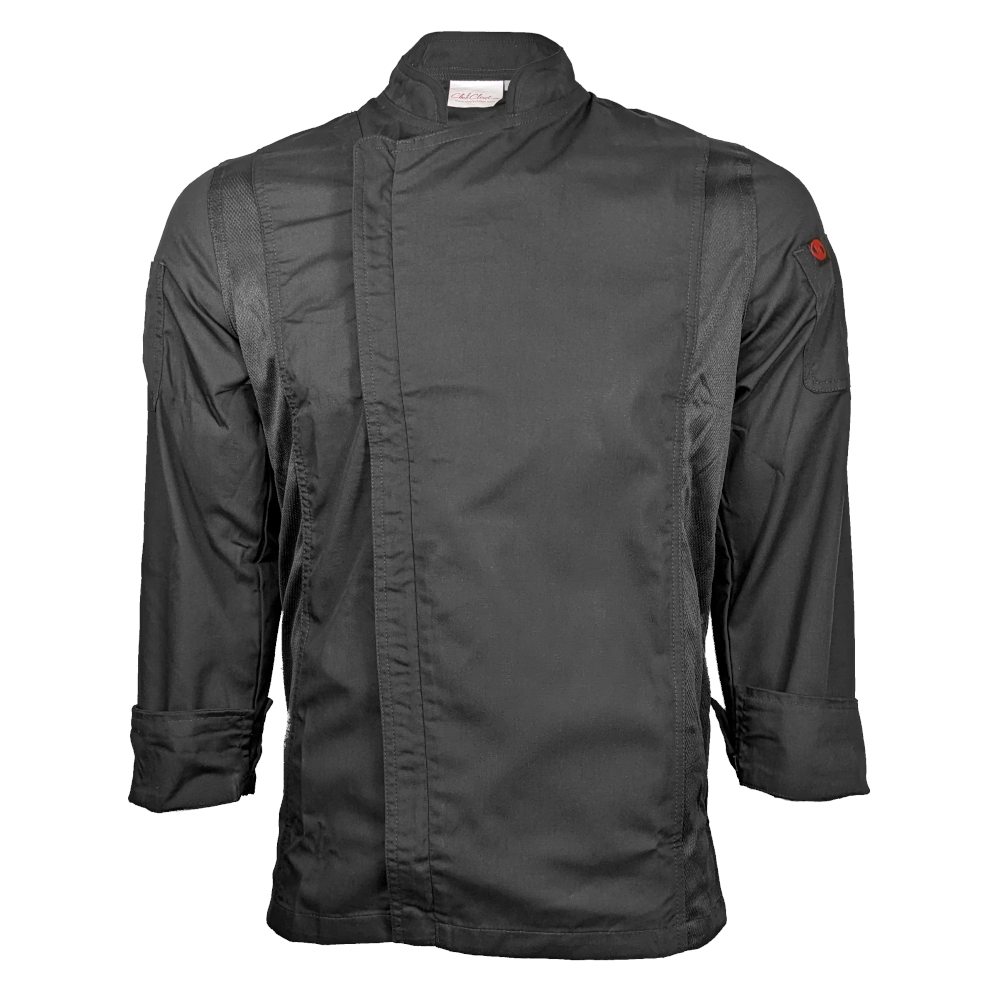 Men's Long Sleeve Modern Chef Coat (BLANK) 2