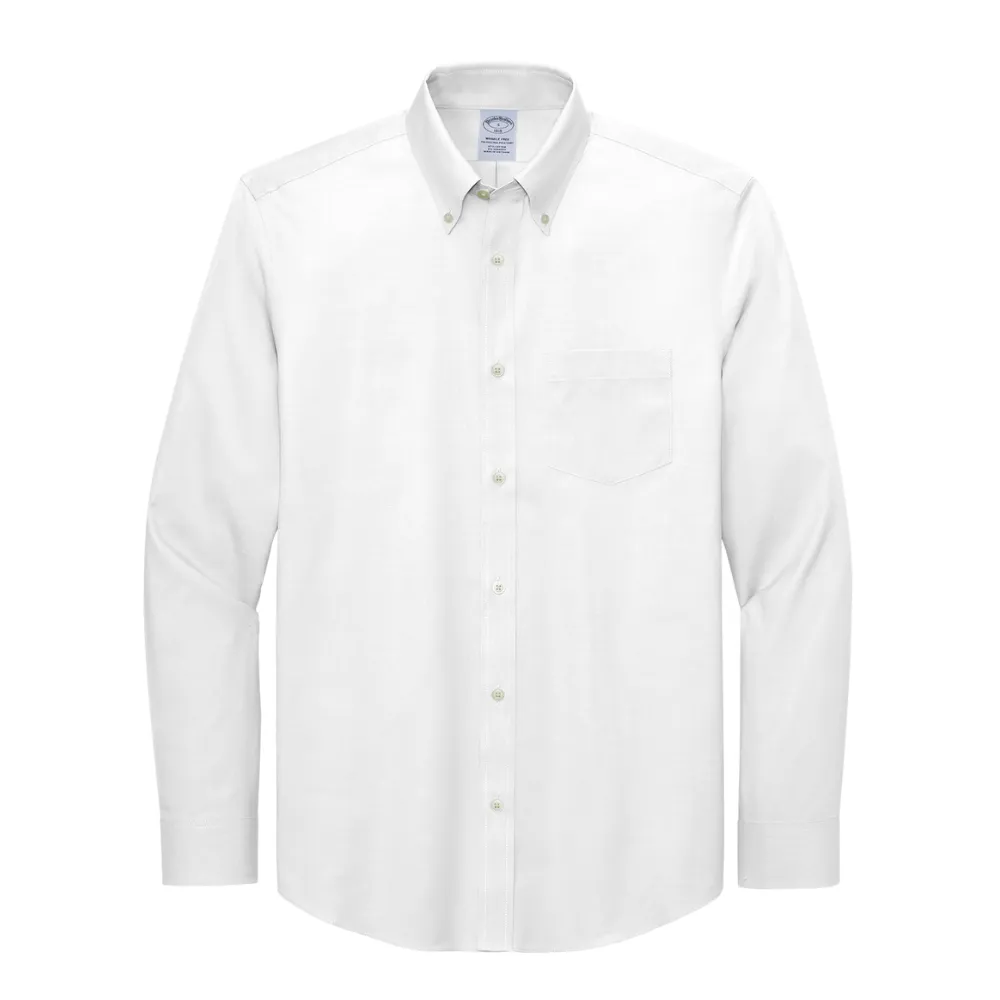 Brooks Brothers(R) Wrinkle-Free Stretch Pinpoint Shirt 4
