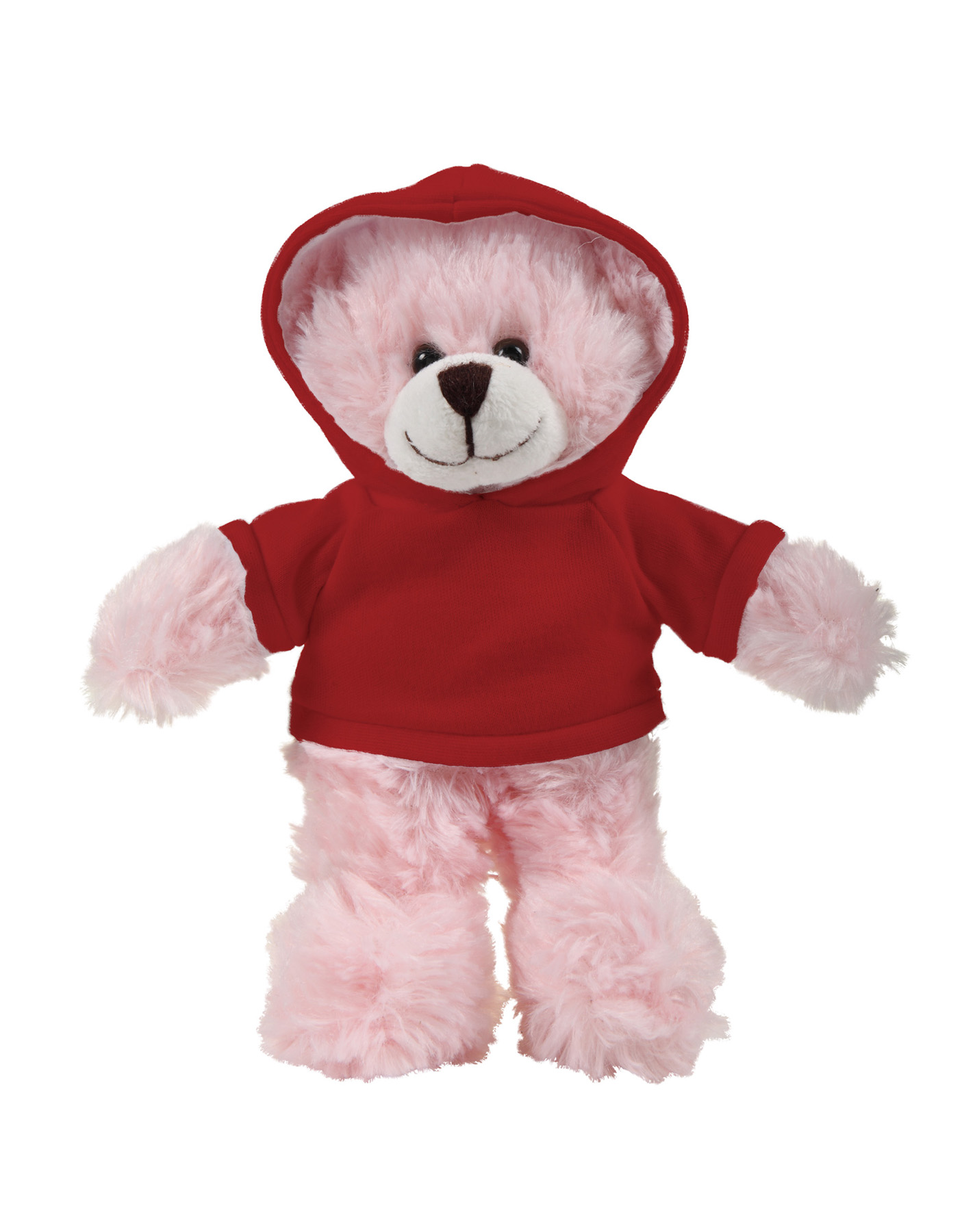 soft plush Pink Bear with hoodie 14