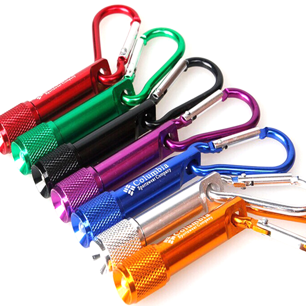 Mini LED flashlight electric torch key ring 3
