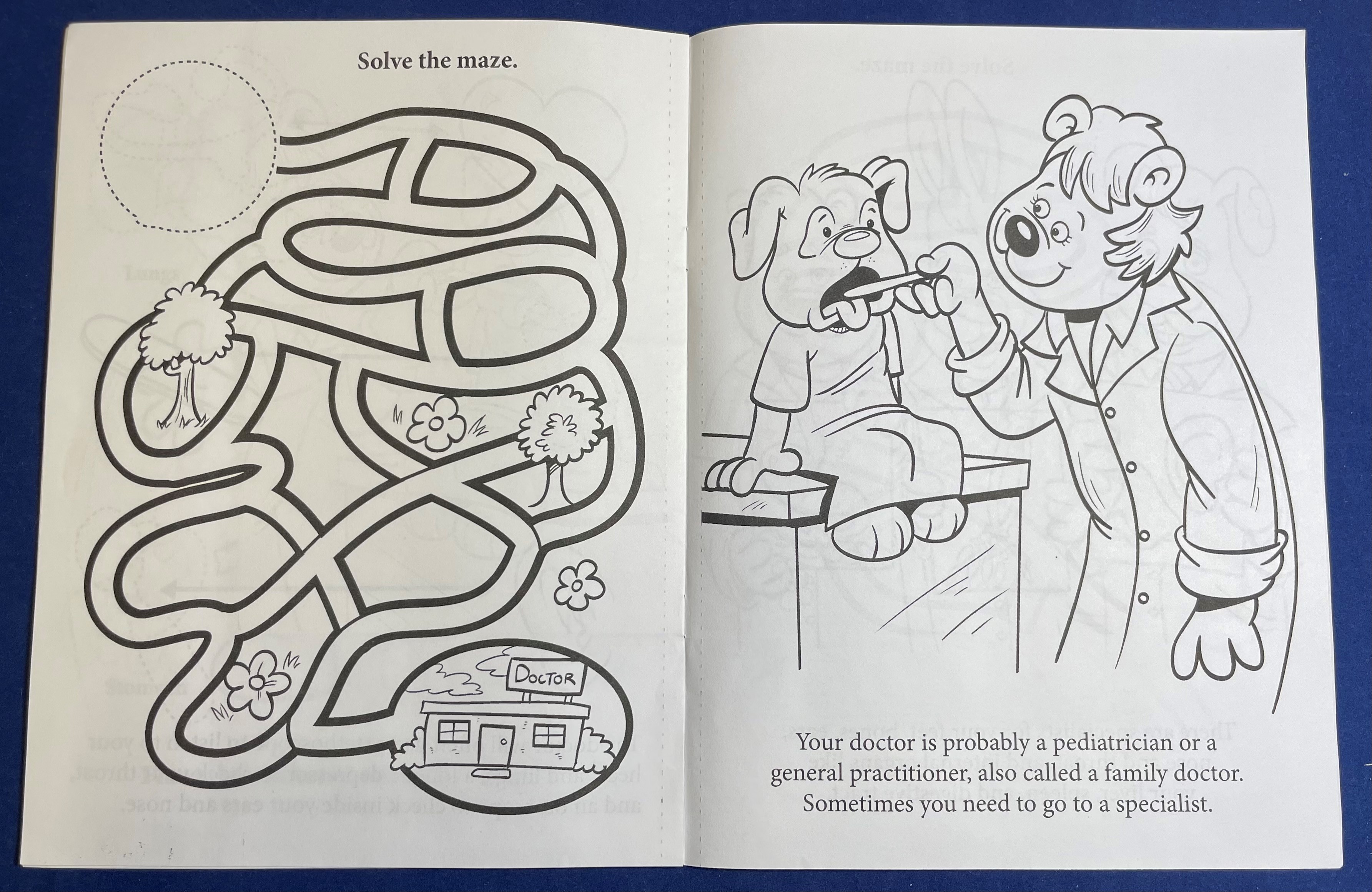 STICKER BOOK - A Visit to the Doctor's Office Sticker Book 4