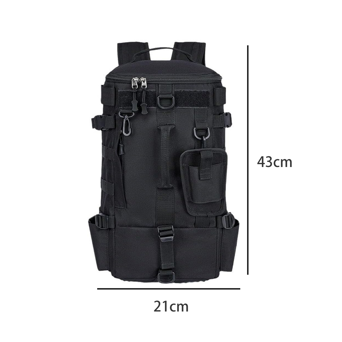 15L Tactical Fishing Gear Backpack with Rod Holders 9