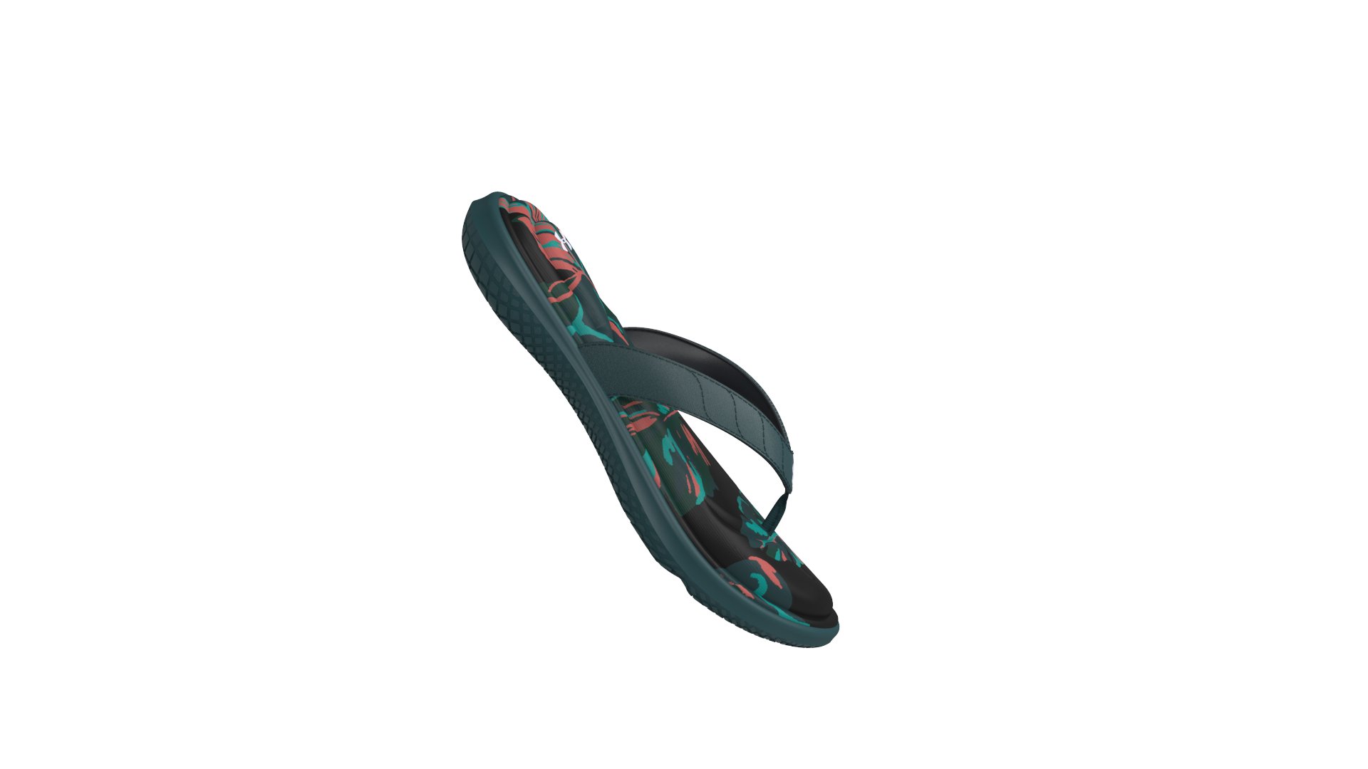Girls' UA Marbella VII Graphic Footbed Sandals  4