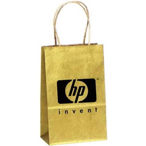 Matte Colored Paper Shoppers 1
