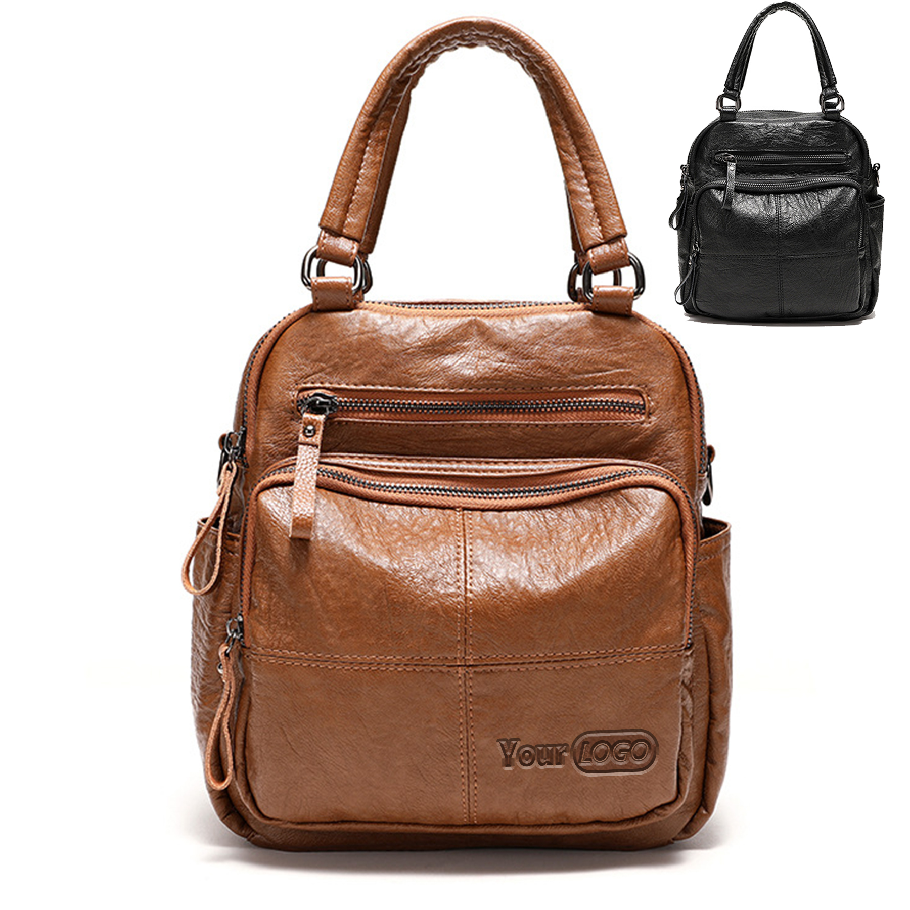 PU Leather Backpack foe women 2
