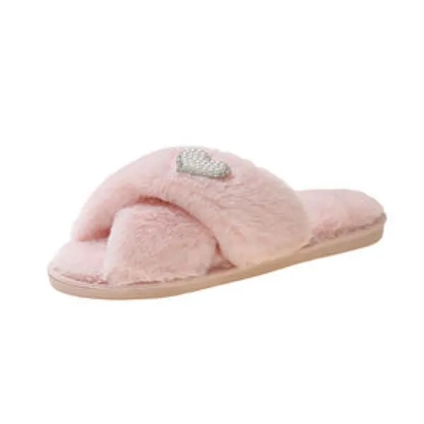 Fluffy Soft Wedding Women's Slippers 2
