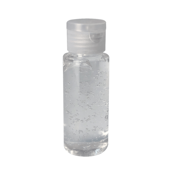 2 oz. Clear Sanitizer in Cylinder Bottle w/Clear Flip Top 24