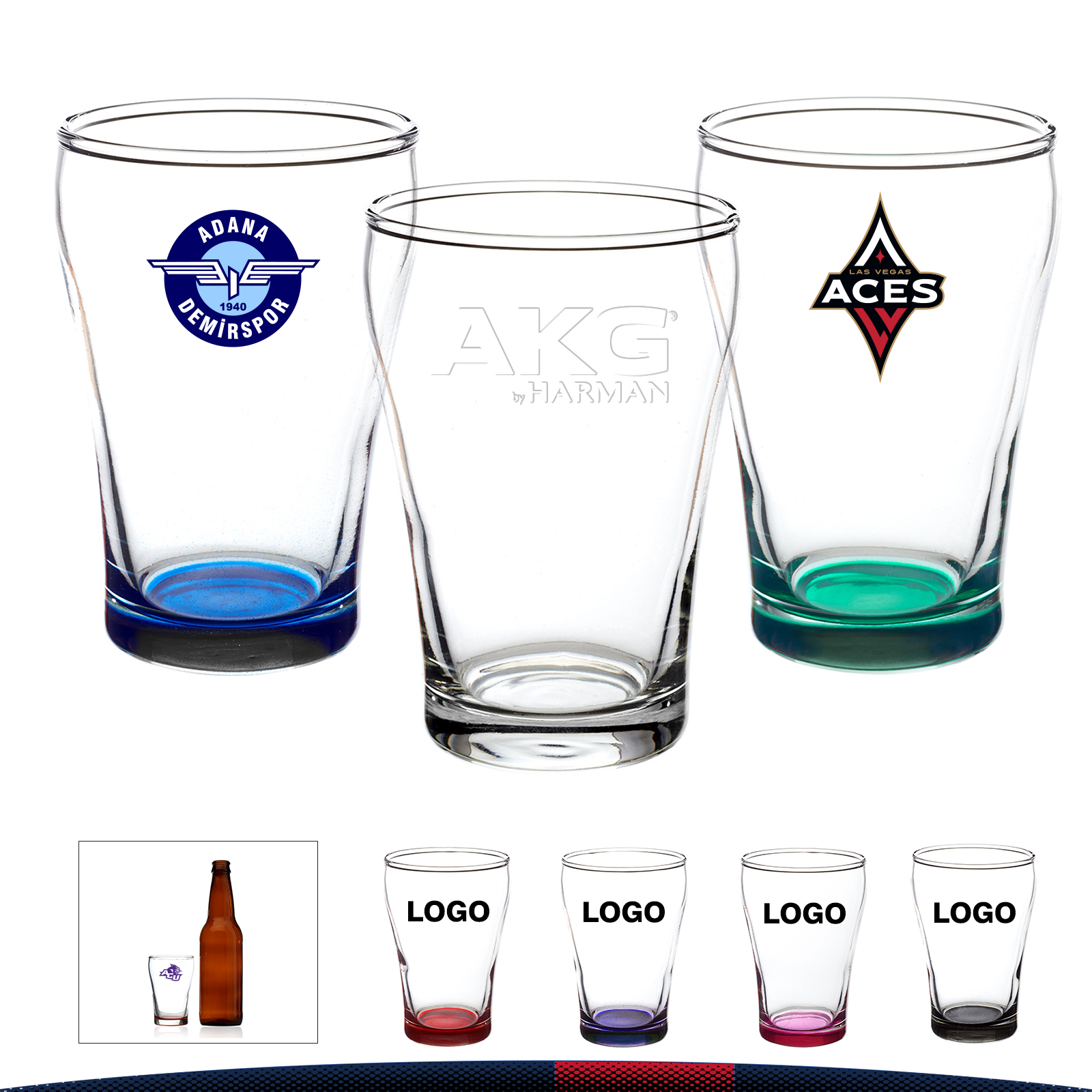 5.5 oz. Idstein Beer Tasting Glasses, custom glassware with logo imprint 8