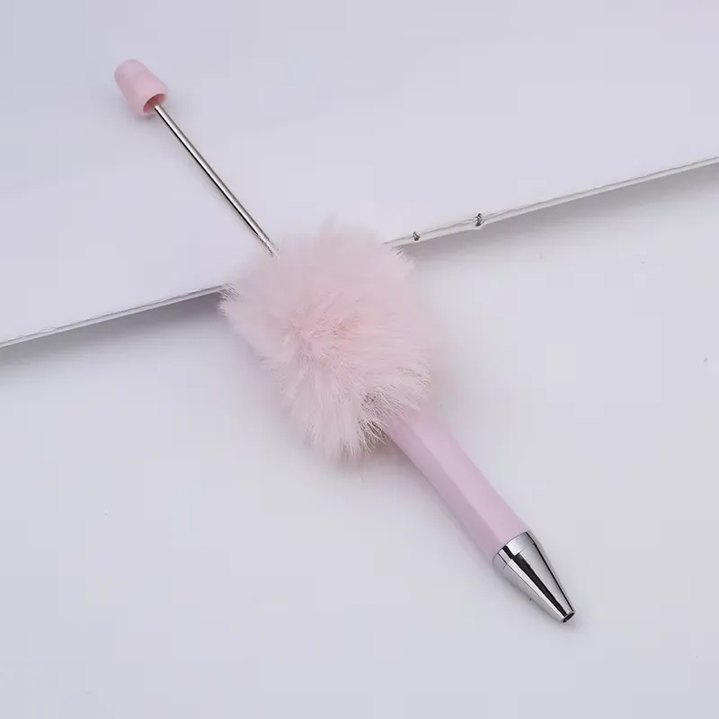 Creative Cute Plush Ball Ballpoint Pen 6