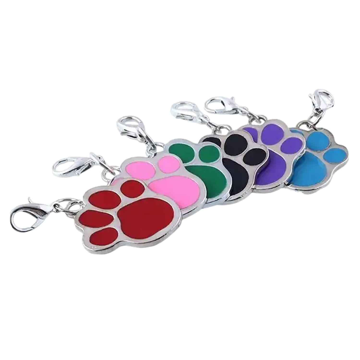 Paw Shaped Zinc Pet Tag 6