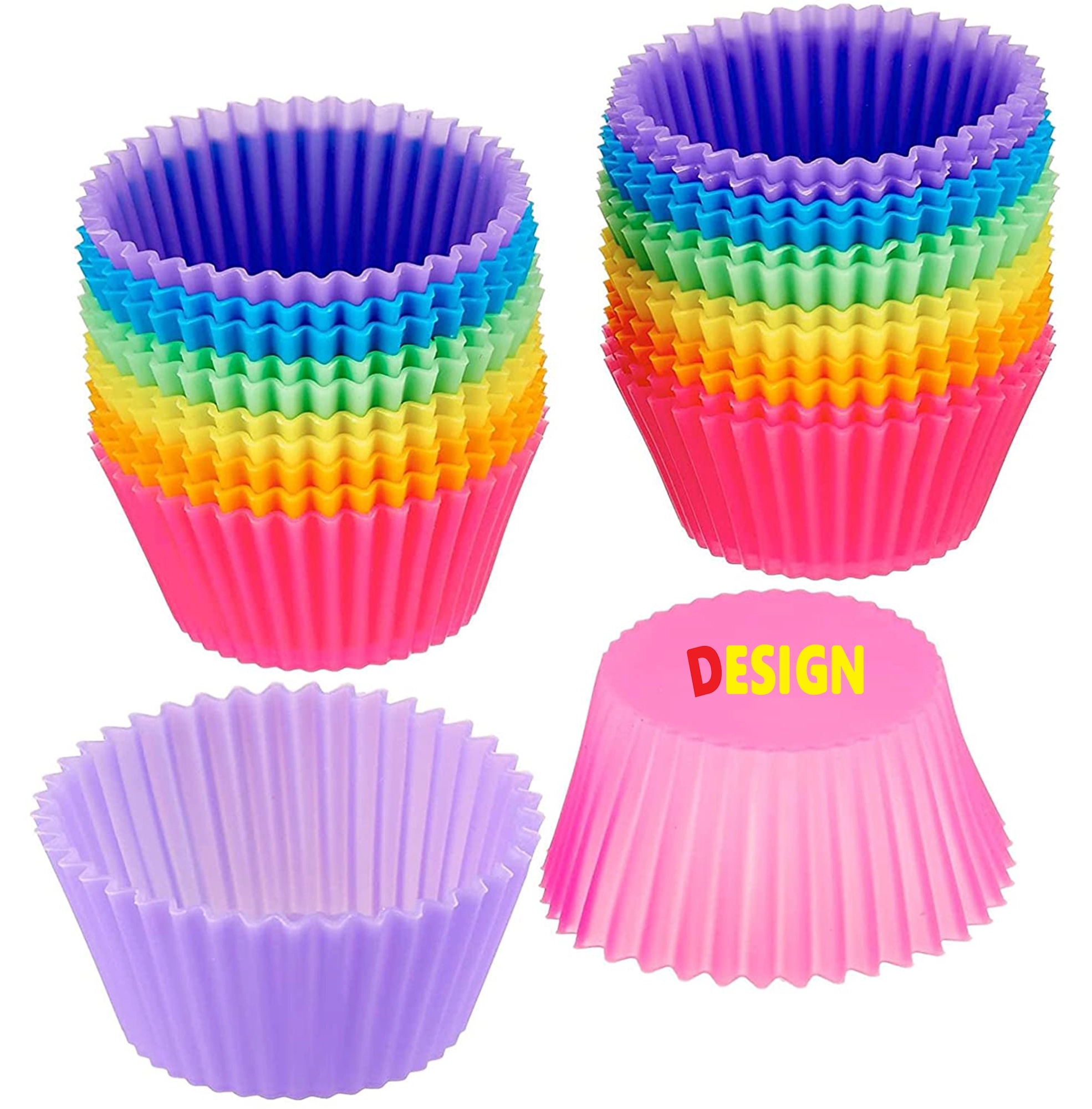 Reusable Silicone Cupcake Baking Cup 2