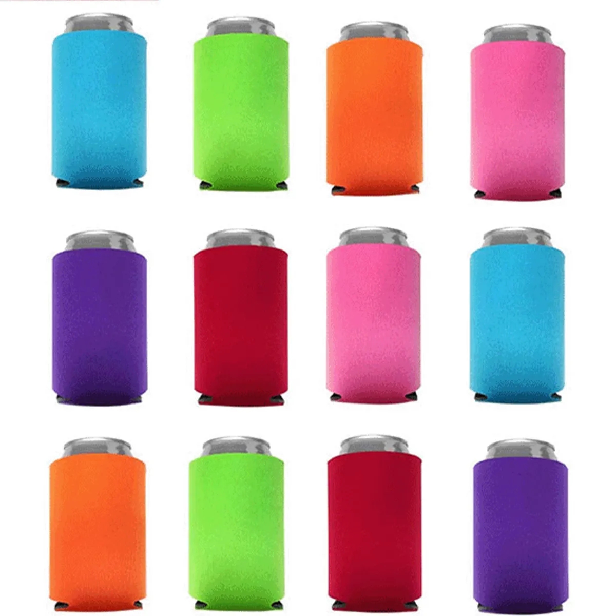 Beer And Coke Can Insulation Pads With Folding Bottom Cover 9