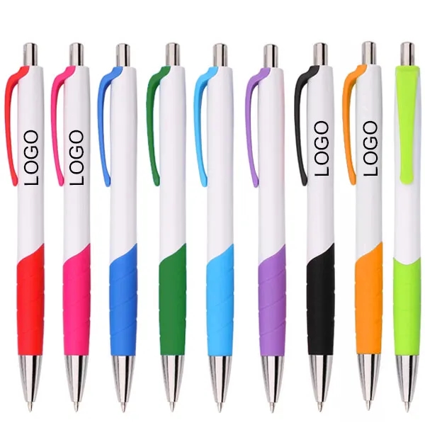 Custom Soft Rubber Grip Ballpoint Pen 7