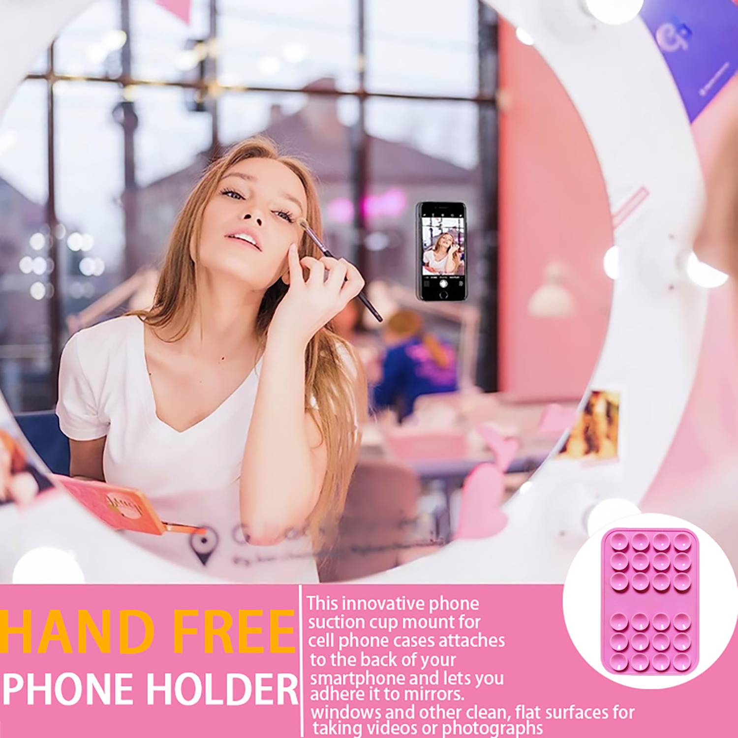 Silicone suction cup mobile phone holder 2