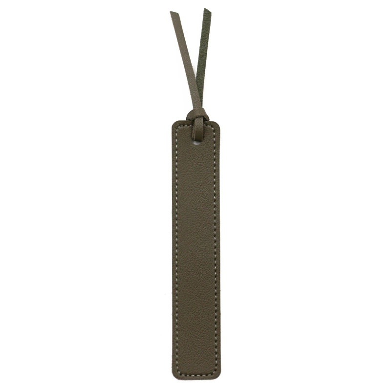 Customized portable PU leather bookmark 7
